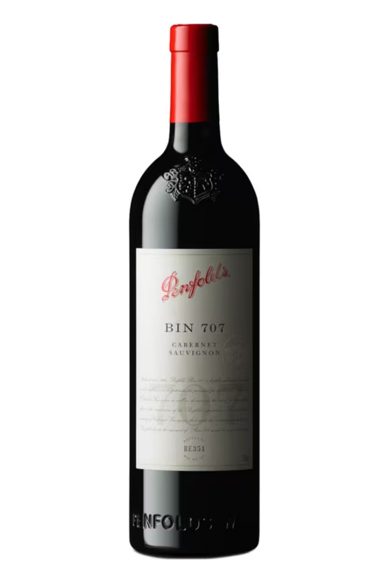 2024 Penfolds bin 707 cabernet sauvignon bottle