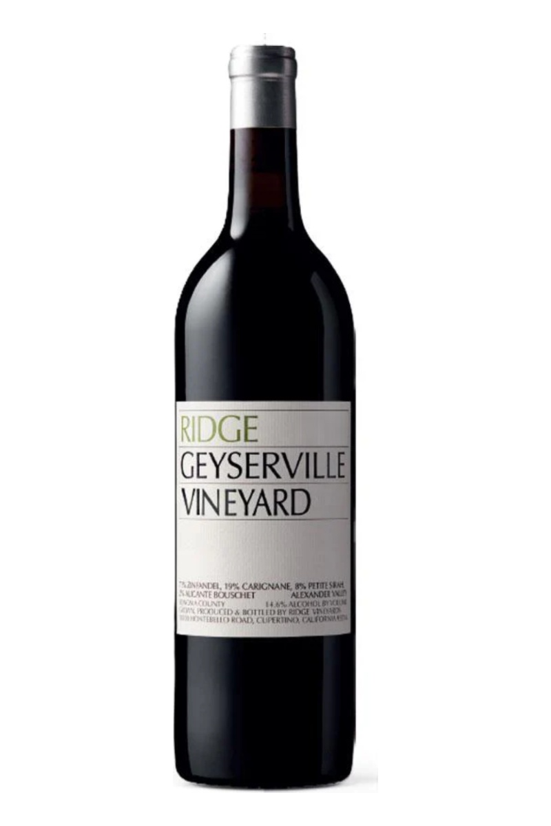 2021 Ridge geyserville bottle